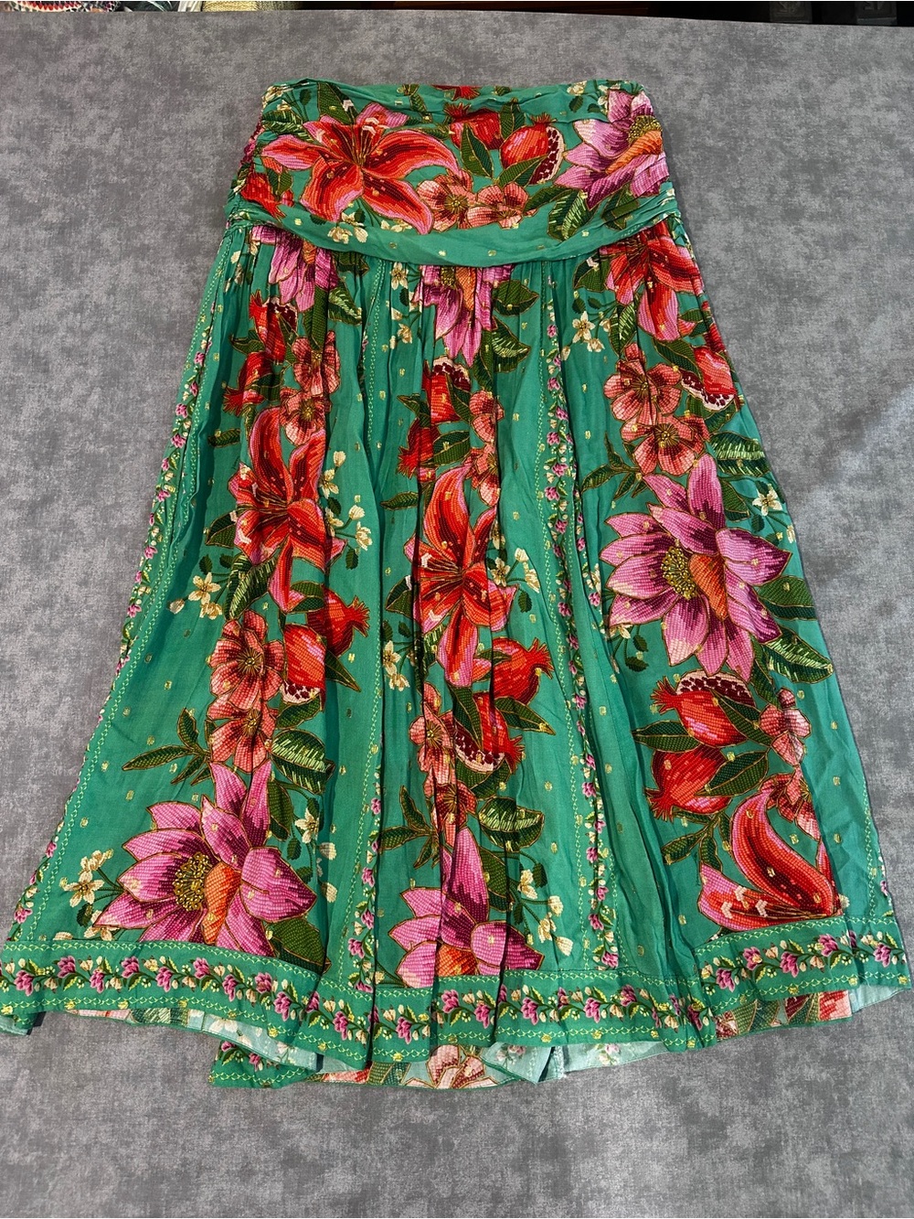 NWT Farm Rio "Fruta de Verão" (Summer Fruit) Maxi Skirt - Picture 2 of 12